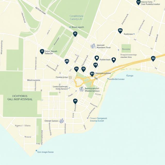 Map of Richmond, Victoria