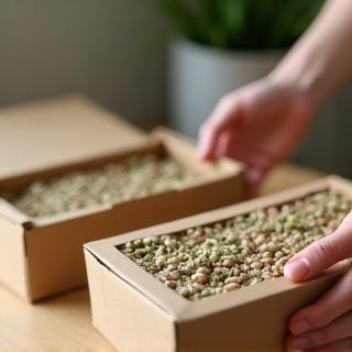 Eco-friendly packaging station