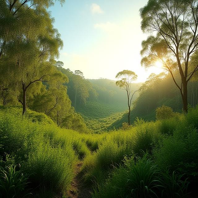Pristine Australian bushland representing sustainability